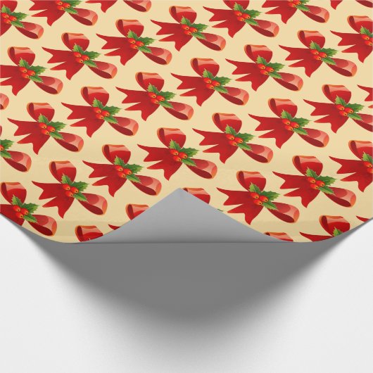 Weihnachtsmuster Geschenkpapier (Ecke)