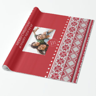 Weihnachtsmuster Geschenkpapier