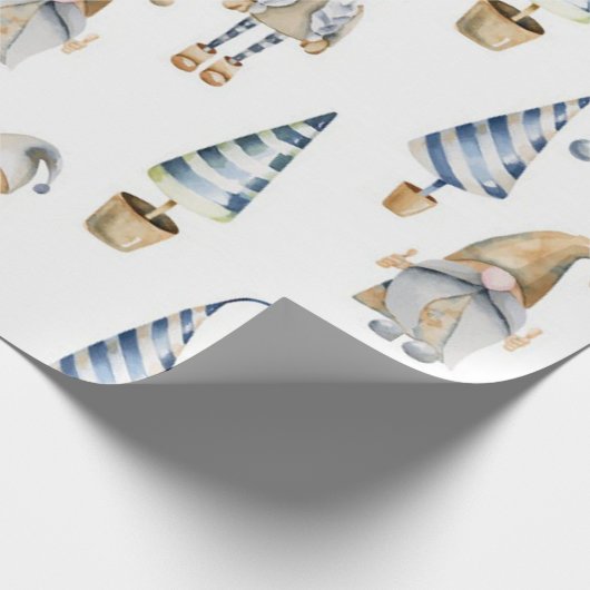 Weihnachtsmuster Geschenkpapier (Ecke)