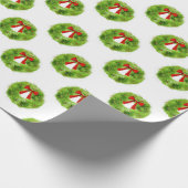 Weihnachtsmuster Geschenkpapier (Ecke)