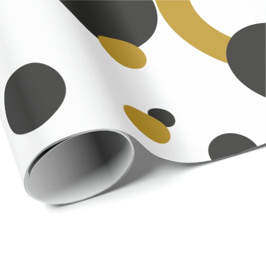 Weihnachtsmuster Geschenkpapier (Rolleneckpunkt)