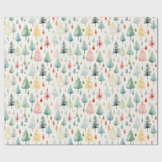 Weihnachtsmuster Geschenkpapier (Flach)