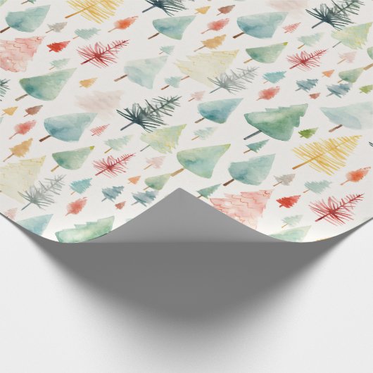 Weihnachtsmuster Geschenkpapier (Ecke)