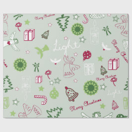Weihnachtsmuster  geschenkpapier