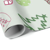 Weihnachtsmuster geschenkpapier (Rolleneckpunkt)