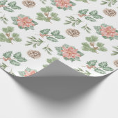 Weihnachtsmuster Geschenkpapier (Ecke)