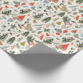 Weihnachtsmuster Geschenkpapier (Ecke)