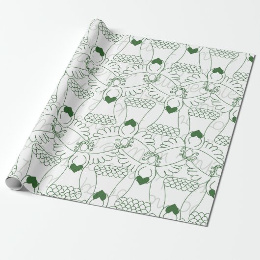 Weihnachtsmuster geschenkpapier (Ungerollt)