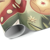 Weihnachtsmuster Geschenkpapier (Rolleneckpunkt)