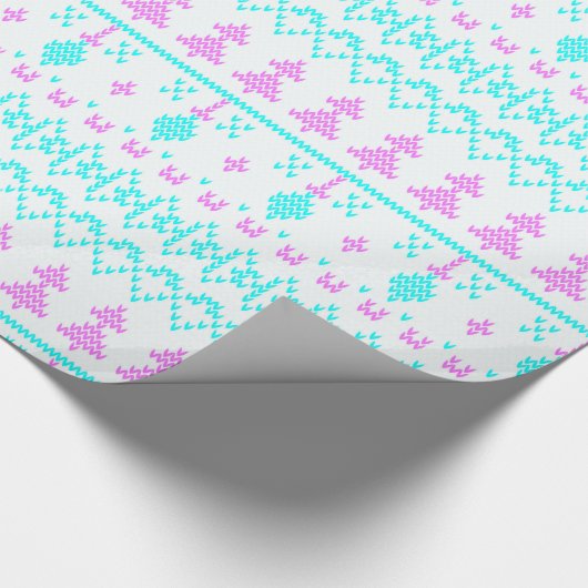 Weihnachtsmuster Geschenkpapier (Ecke)