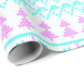 Weihnachtsmuster Geschenkpapier (Rolleneckpunkt)