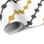 Weihnachtsmuster Geschenkpapier (Rolleneckpunkt)