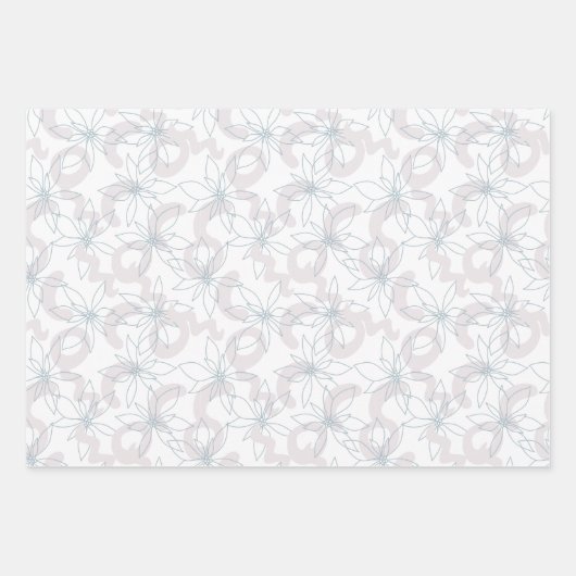 Weihnachtsmuster Geschenkpapier Set (Vorderseite 2)