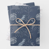 Weihnachtsmuster Geschenkpapier Set (Beispiel)