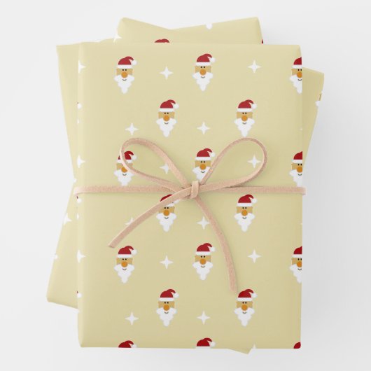 Weihnachtsmuster Geschenkpapier Set (Beispiel)