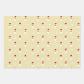 Weihnachtsmuster Geschenkpapier Set (Vorderseite)