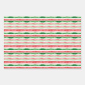 Weihnachtsmuster Geschenkpapier Set (Vorderseite 2)