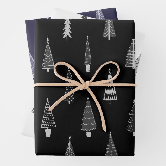 Weihnachtsmuster Geschenkpapier Set (Beispiel)