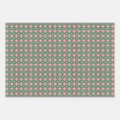 Weihnachtsmuster Geschenkpapier Set (Vorderseite 2)