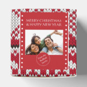 Weihnachtsmuster Geschenkschachtel (Oben)