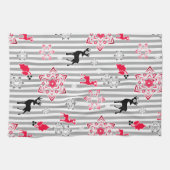 Weihnachtsmuster Geschirrtuch (Horizontal)