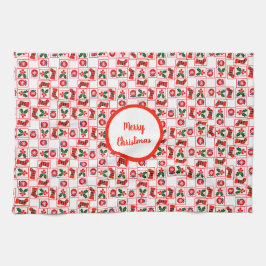 Weihnachtsmuster Geschirrtuch