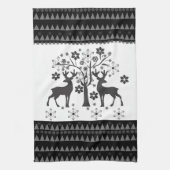 Weihnachtsmuster Geschirrtuch (Vertikal)