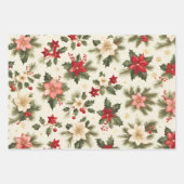 Weihnachtsmuster Glitzer phantastisch für Geschenkpapier Set (Vorderseite)