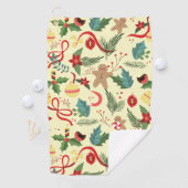Weihnachtsmuster Golfhandtuch (Insitu)