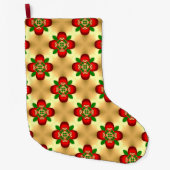 Weihnachtsmuster Großer Weihnachtsstrumpf (Vorderseite)