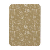 Weihnachtsmuster handgezeichnet magnet (Vertikal)