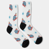 Weihnachtsmuster im Jahrgang, Kinderspielplatz im Socken (Rechts)