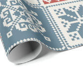 Weihnachtsmuster im Patchwork-Stil. Traditionell Geschenkpapier (Rolleneckpunkt)