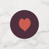 Weihnachtsmuster in Rot und Rosa Konfetti (Klein Vorderseite)