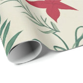 Weihnachtsmuster in Rot und Weiß Geschenkpapier (Rolleneckpunkt)