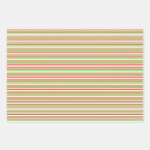 Weihnachtsmuster in Rot, Weiß, Grün Geschenkpapier Set (Vorderseite 2)