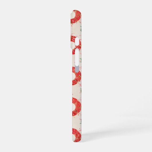 Weihnachtsmuster iPhone 16 Hülle (Linke Seite)