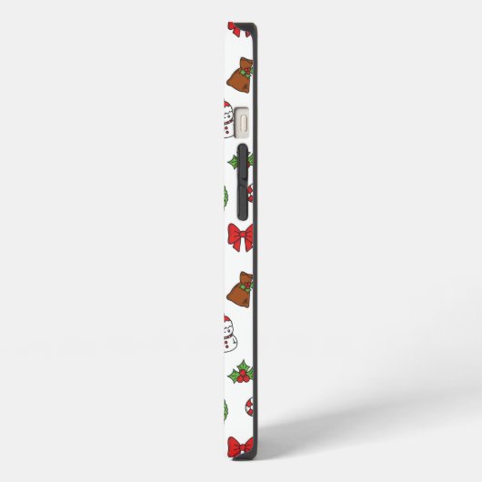 Weihnachtsmuster iPhone Hülle (Linke Seite)