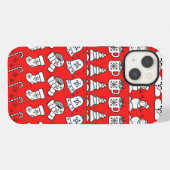 Weihnachtsmuster iPhone hülle (Rückseite (Horizontal))
