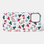 Weihnachtsmuster iPhone Hülle (Rückseite (Horizontal))