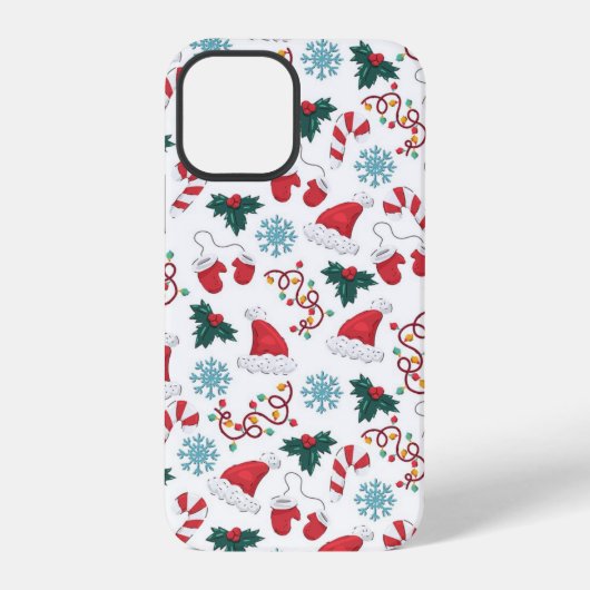 Weihnachtsmuster iPhone Hülle (Rückseite)