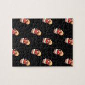 Weihnachtsmuster, Jolly Santa Claus Puzzle (Horizontal)