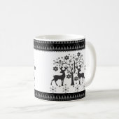 Weihnachtsmuster Kaffeetasse (VorderseiteRechts)