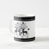 Weihnachtsmuster Kaffeetasse (Vorderseite Links)