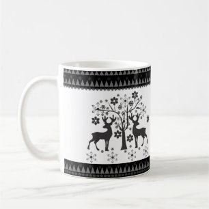 Weihnachtsmuster Kaffeetasse