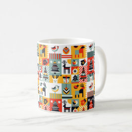 Weihnachtsmuster Kaffeetasse