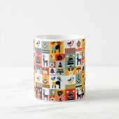 Weihnachtsmuster Kaffeetasse (Mittel)