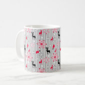 Weihnachtsmuster Kaffeetasse (Vorderseite Links)