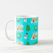 Weihnachtsmuster Kaffeetasse (Links)