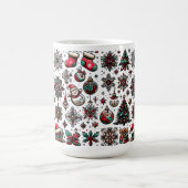 Weihnachtsmuster Kaffeetasse (Mittel)